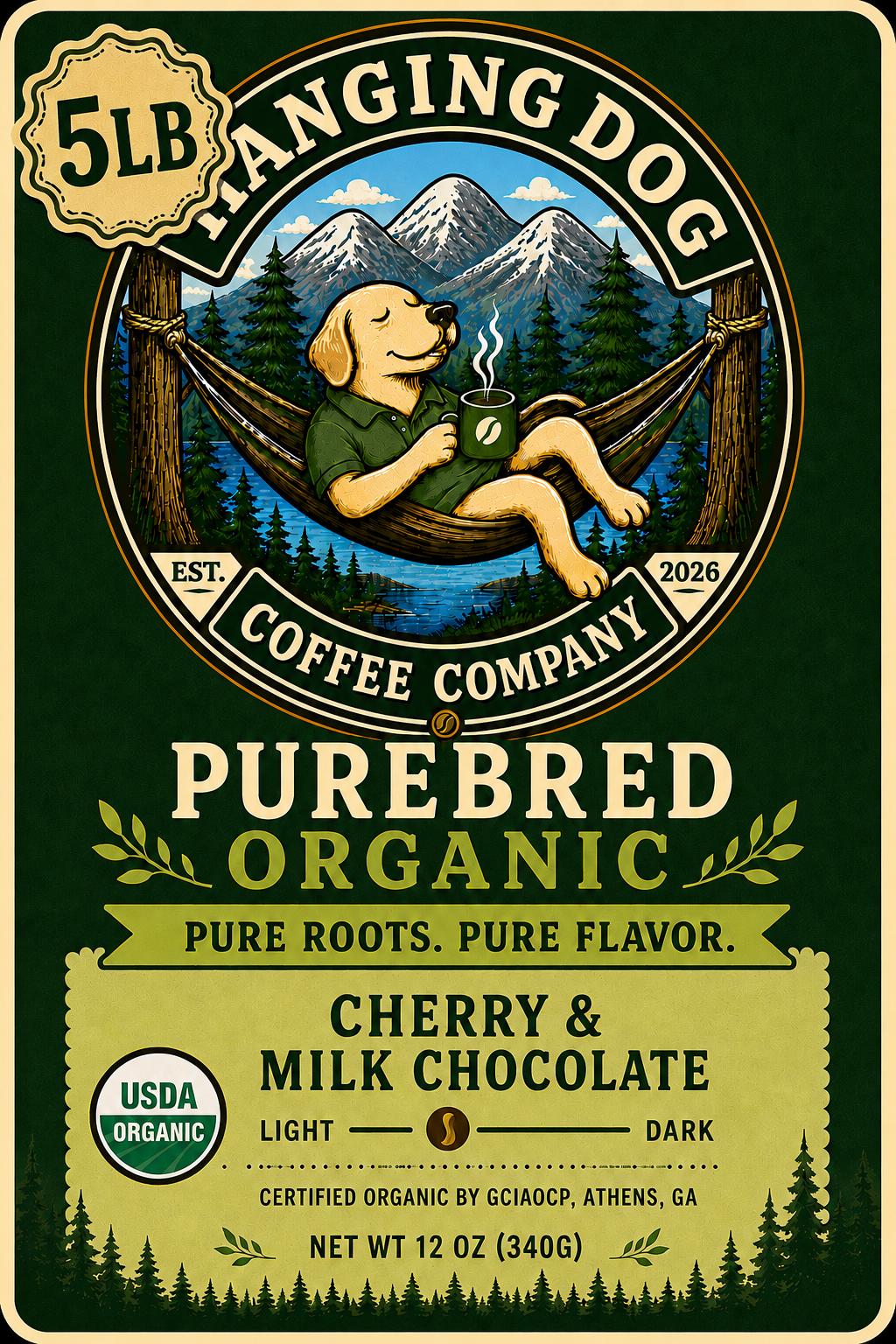 5LB- Purebred Organic