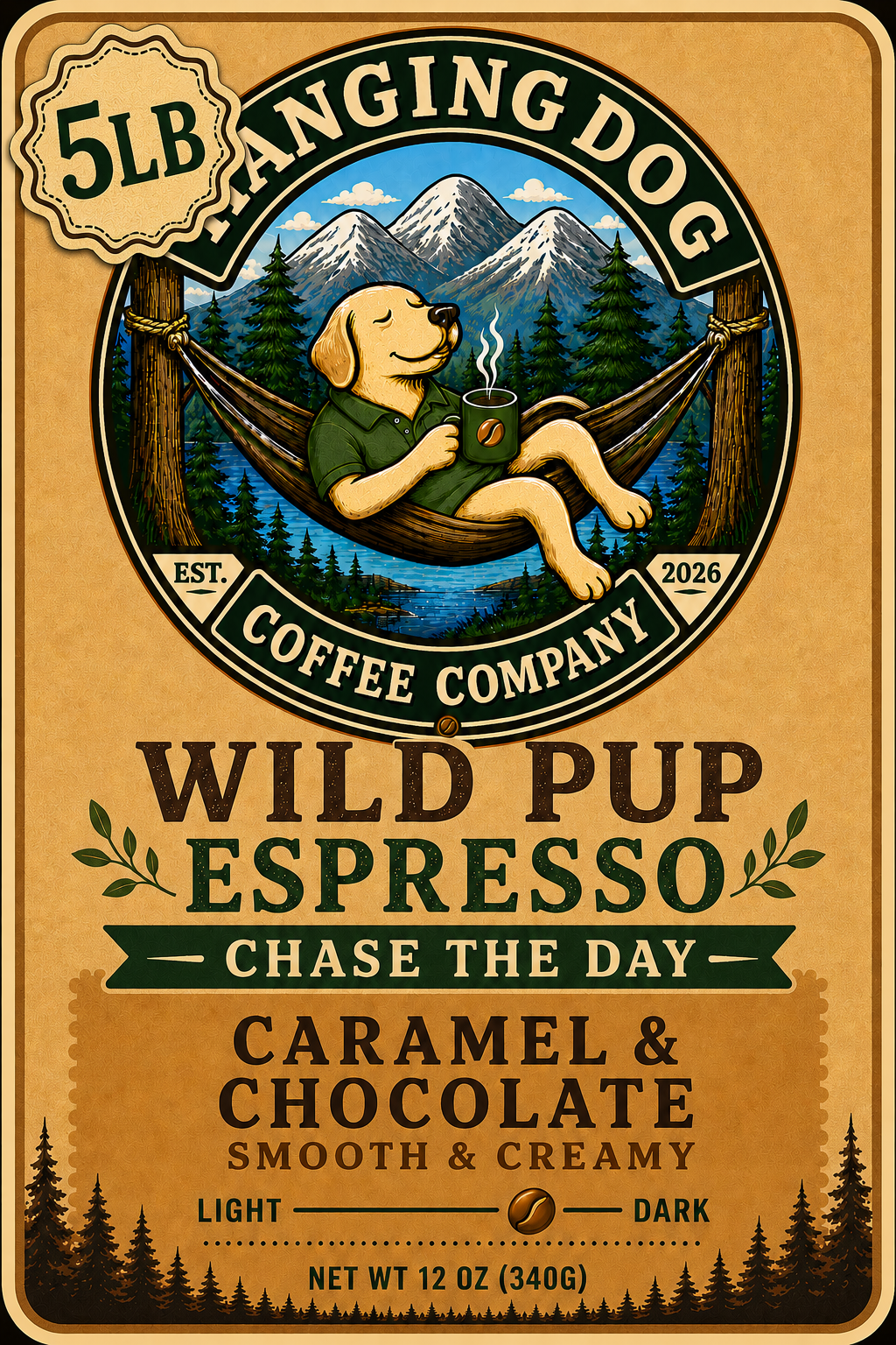 5lb- Wild Pup Espresso